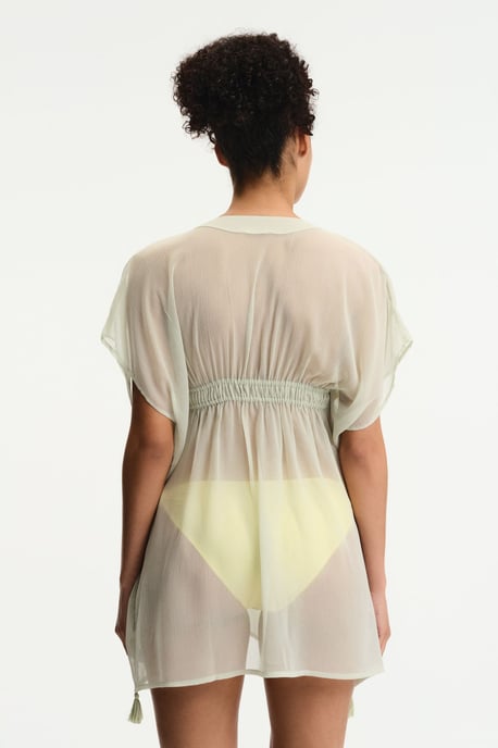 Mini Geweven Strand Kaftan - Image 2