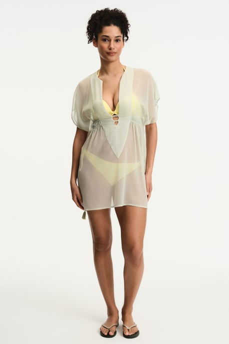 Mini Geweven Strand Kaftan - Image 3