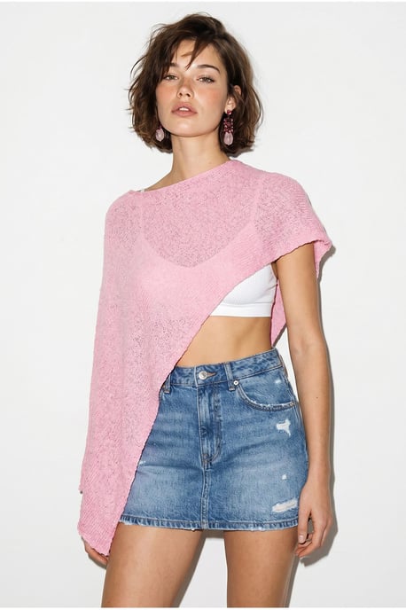 Dames Gebreid Cut-Out Strandovergooi - Image 2