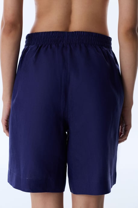 Hoge Taille Linnen Wijde Shorts - Image 2