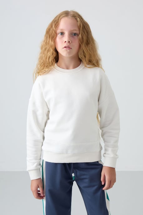 Jeugd Unisex Katoenmix Sweatshirt - Image 1