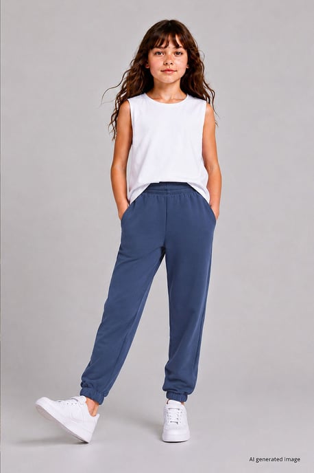 Jeugd Unisex Tappered Joggingbroek - Image 1