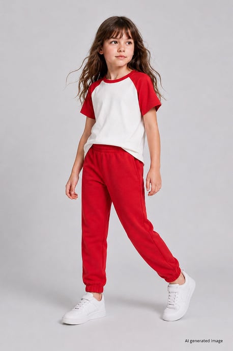 Jeugd Unisex Tappered Joggingbroek - Image 2