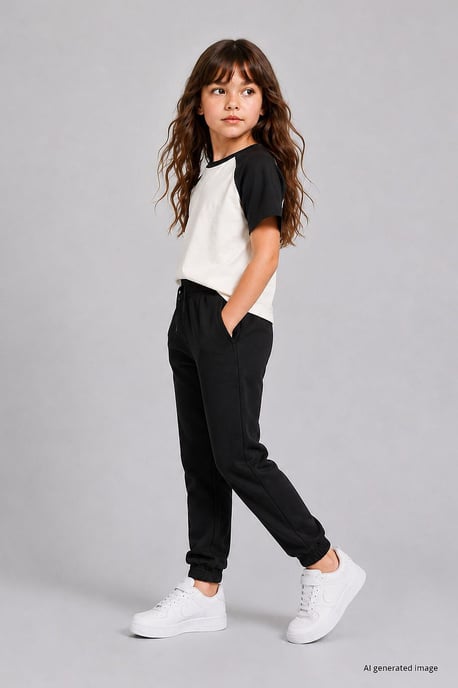Jeugd Unisex Tappered Joggingbroek - Image 1