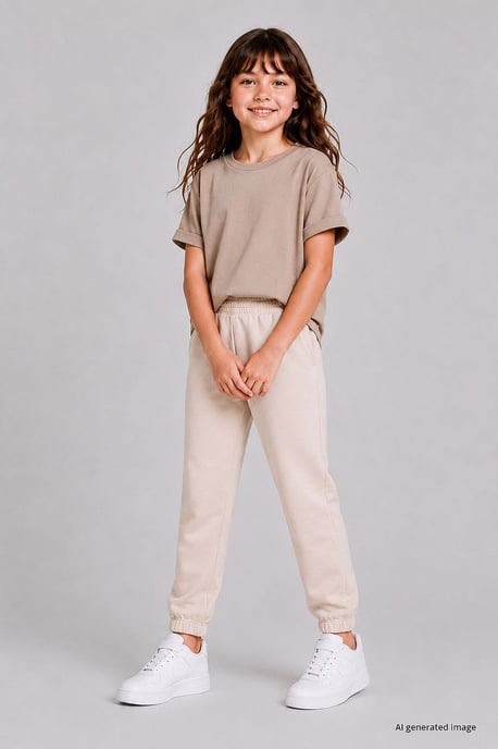 Jeugd Unisex Tappered Joggingbroek - Image 1