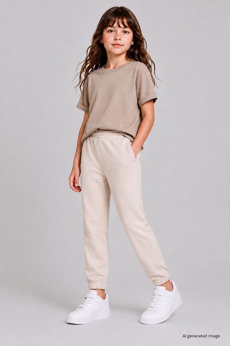 Jeugd Unisex Tappered Joggingbroek - Image 3