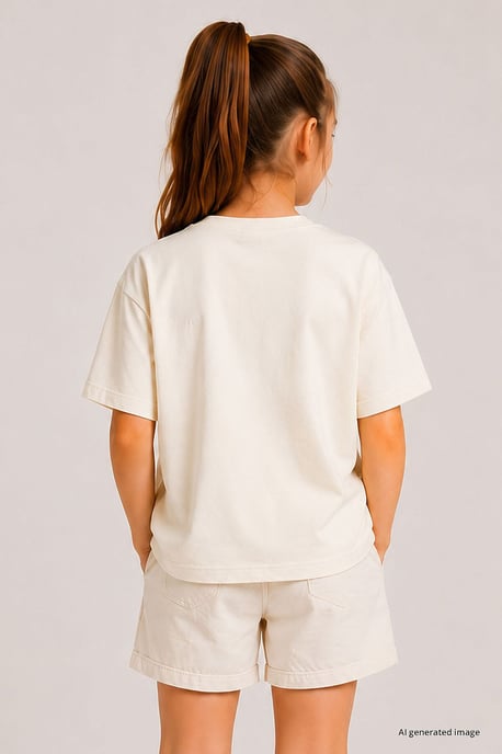 Jeugd Unisex Katoenmix T-Shirt - Image 3
