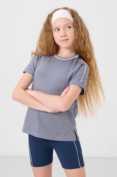 Unisex Katoen Elastaan T-shirt voor Jongeren - Image 1