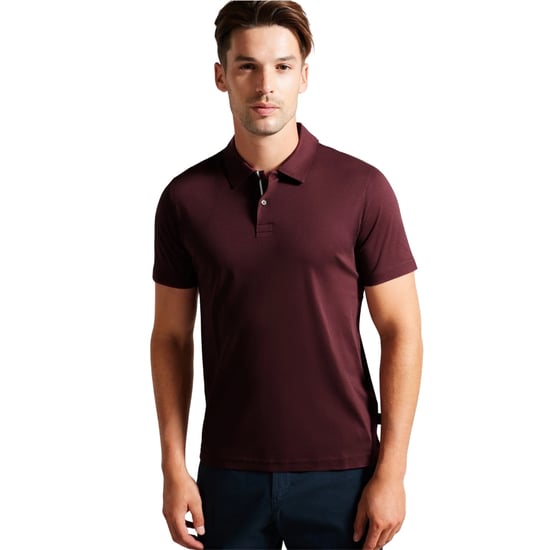 Ted Baker Zeiter Slim Fit Heren Bourgondisch Polo Shirt - Image 2