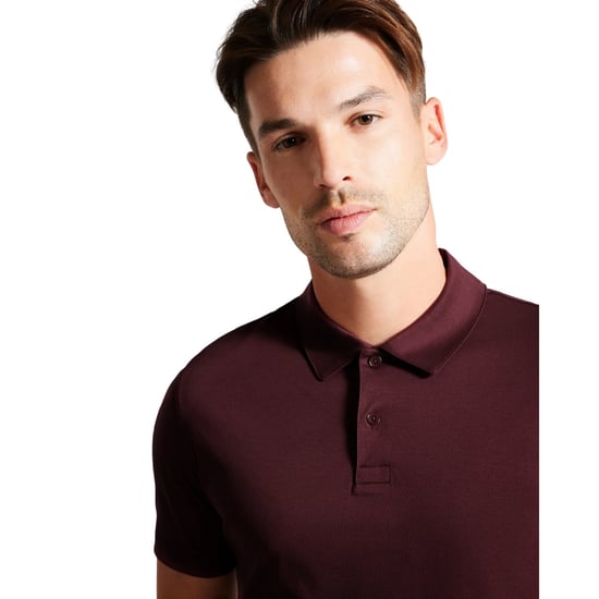 Ted Baker Zeiter Slim Fit Heren Bourgondisch Polo Shirt - Image 5