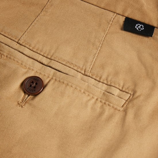 Men's Ted Baker Ashfrd Chino Shorts in Tan - Image 5