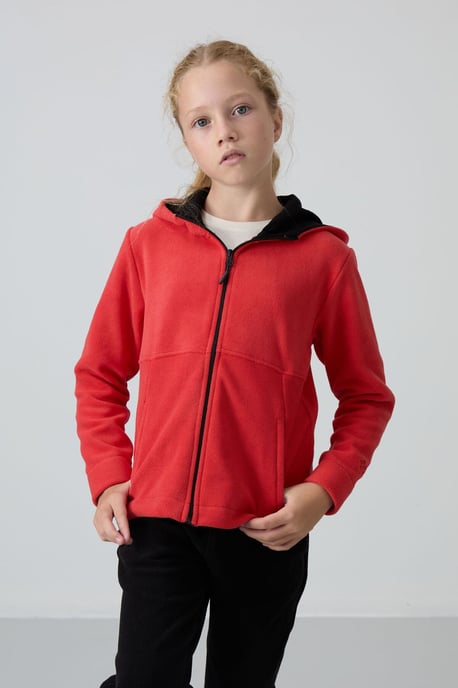 Jeugd Unisex Kaptrui met Rits - Image 1