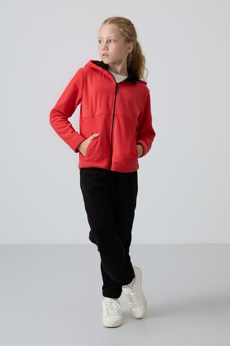 Jeugd Unisex Kaptrui met Rits - Image 2