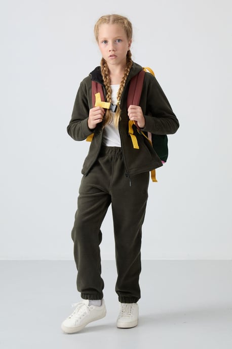 Jeugd Unisex Kaptrui met Rits - Image 1