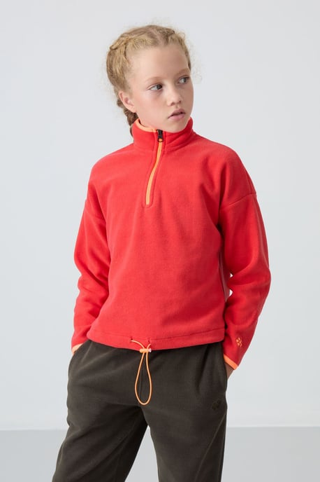 Jeugd Unisex Rits Hoodie - Image 1