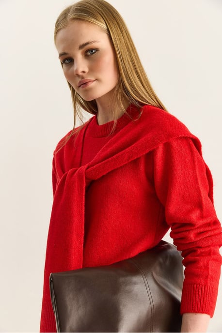 Regular Fit Crew Neck Geribbelde Trui - Image 4