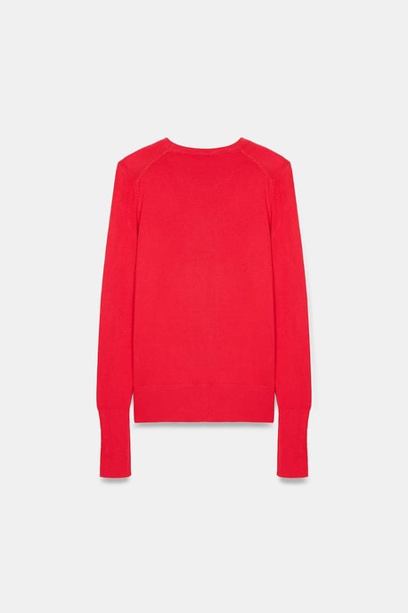 Geribbelde Crew Neck Slim Fit Trui - Image 6