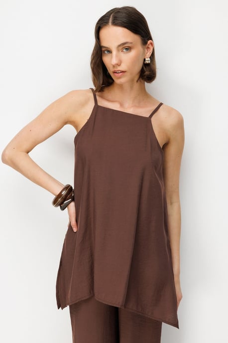 Brede-Pijpen Halter Jumpsuit - Image 5