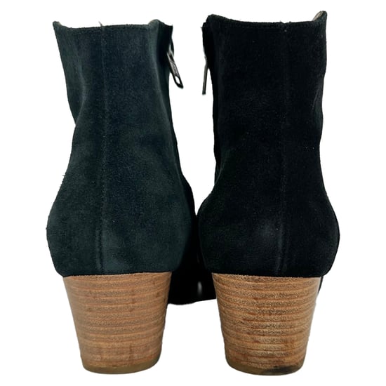 Isabel Marant Dicker enkellaarsjes in zwart suède - Image 6