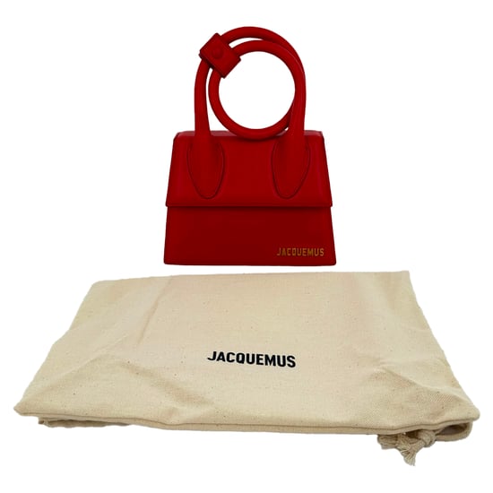 Grote Jacquemus Le Chiquito handtas van rood kalfsleer - Image 2