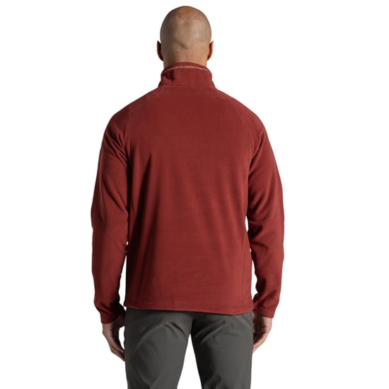 Craghoppers Heren Corey VI Half Zip Fleece Top (Rode Jaspis) - Image 3