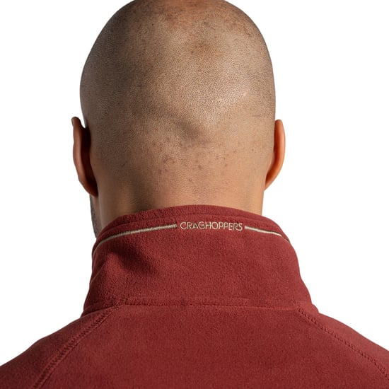 Craghoppers Heren Corey VI Half Zip Fleece Top (Rode Jaspis) - Image 4