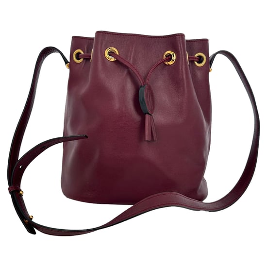 Cartier Must De Cartier bucket bag in bordeauxrood leer - Image 2