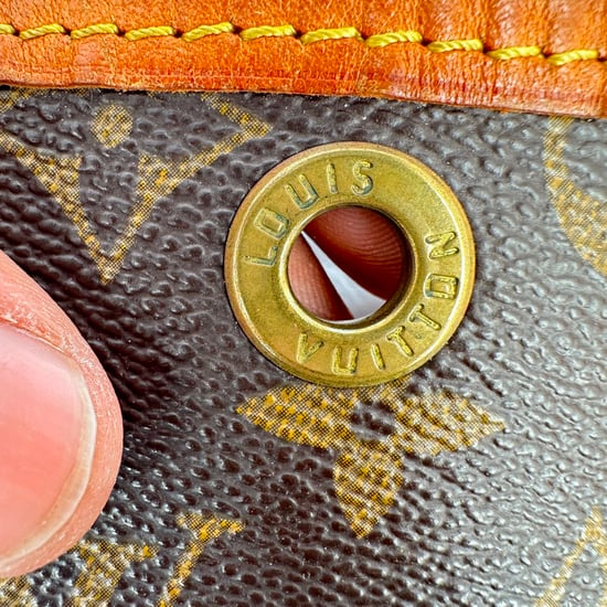 Louis Vuitton grote Noe Monogram bucket bag in bruin gecoat canvas - Image 5
