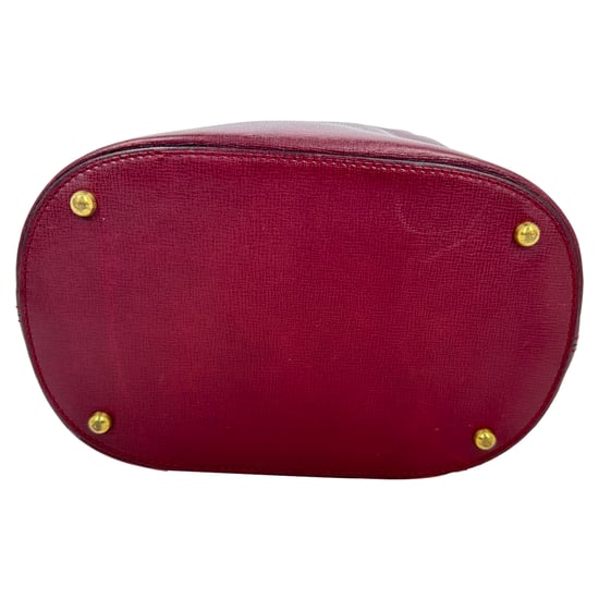Cartier Must De Cartier bucket bag in bordeauxrood leer - Image 5
