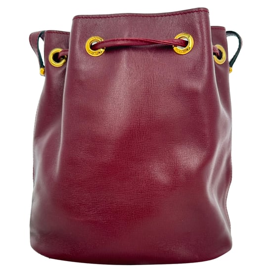 Cartier Must De Cartier bucket bag in bordeauxrood leer - Image 6