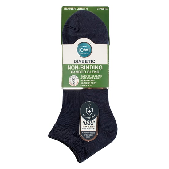 3-Pack Unisex Bamboe Diabetische Trainer Sokken Zacht Ademend Vriendelijk Voor Iedere Dag - Image 2