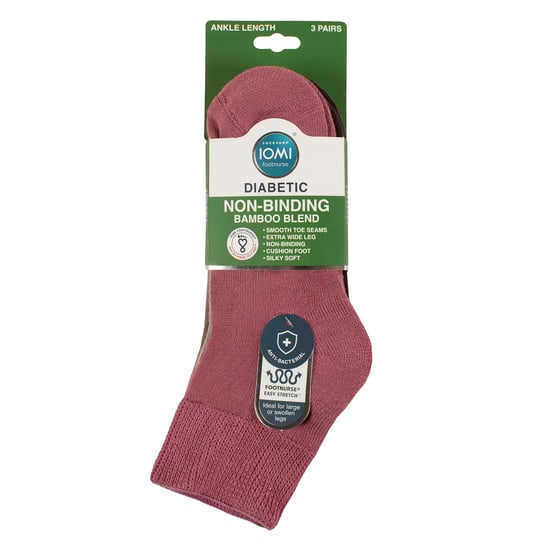 3 Pack Unisex Bamboe Diabetische Enkelsokken Zacht Ademend Zachte Pasvorm Voor Elke Dag - Image 2