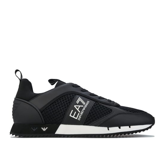 Emporio Armani EA7 B&M Mesh Run herensneakers in zwart - Image 4