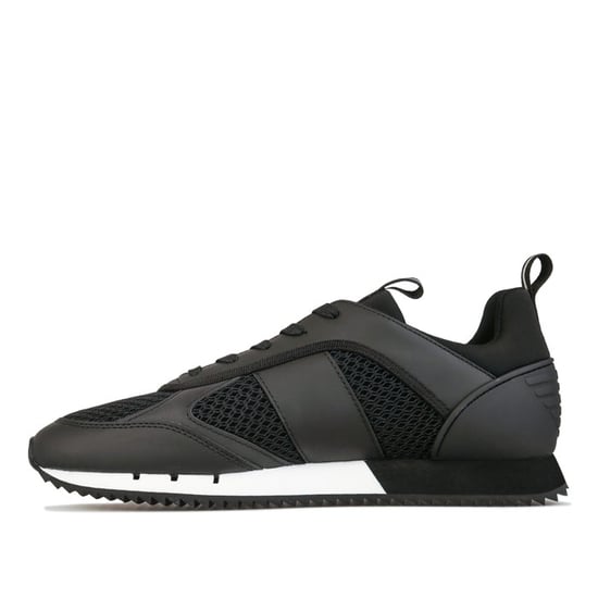 Emporio Armani EA7 B&M Mesh Run herensneakers in zwart - Image 6