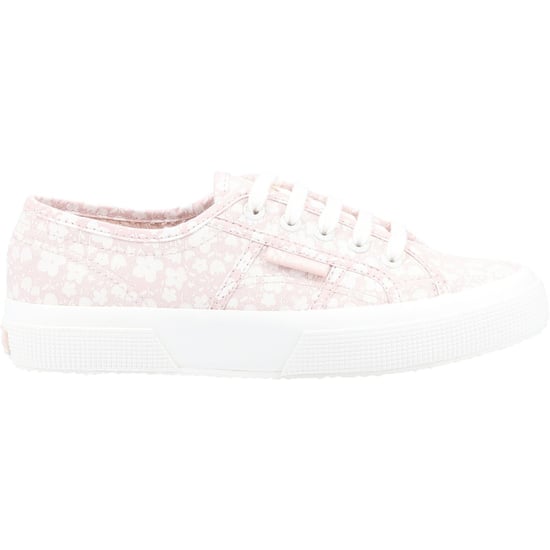 Superga 2750 Print 100% Katoen Dames Roze/Wit Trainers - Image 4