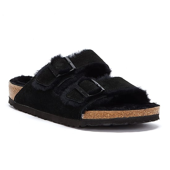 Birkenstock Arizona Shearling Zwart Sandalen - Image 2