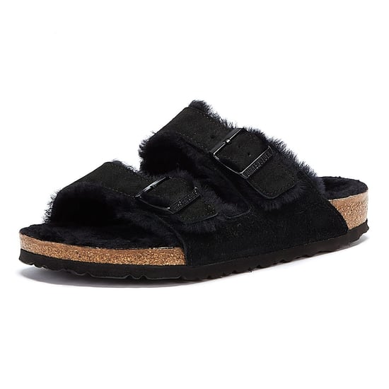 Birkenstock Arizona Shearling Zwart Sandalen - Image 3
