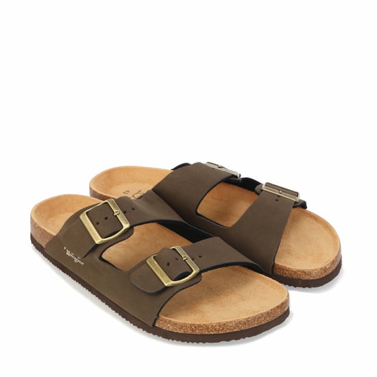 Men's Original Penguin Port Buckle Sandal in Brown - Image 2