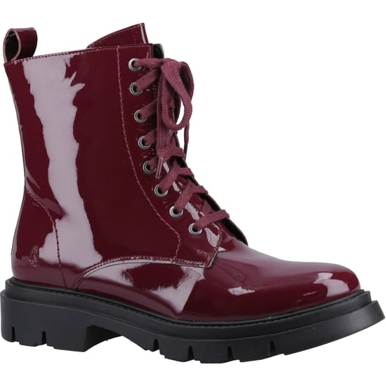 Hush Puppies Rhea Leren Vrouwen Laarzen Bordeaux - Image 1