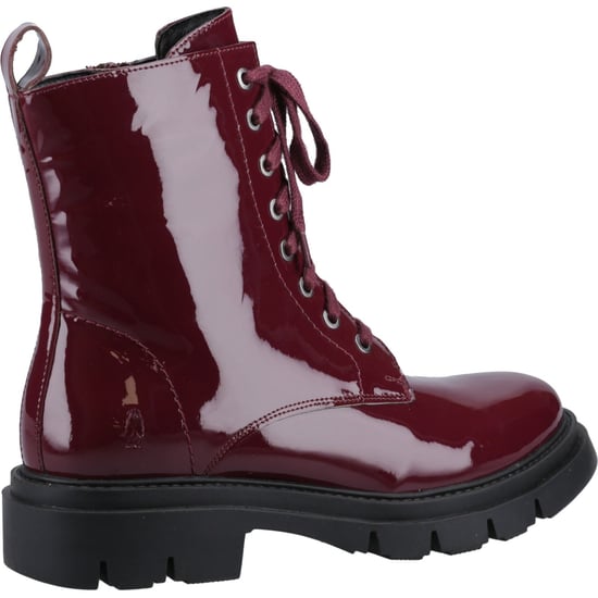 Hush Puppies Rhea Leren Vrouwen Laarzen Bordeaux - Image 2