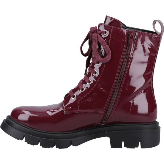 Hush Puppies Rhea Leren Vrouwen Laarzen Bordeaux - Image 4