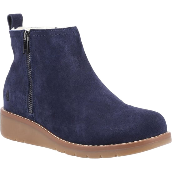 Hush Puppies Libby Suède Dames Marineblauwe Laarzen - Image 2