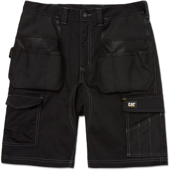 Caterpillar Essential Stretch Holster Polyester Heren Zwarte Werkshorts - Image 4