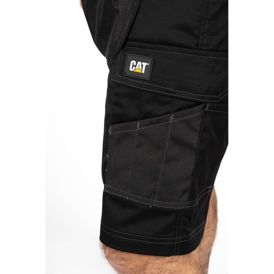 Caterpillar Essential Stretch Holster Polyester Heren Zwarte Werkshorts - Image 6