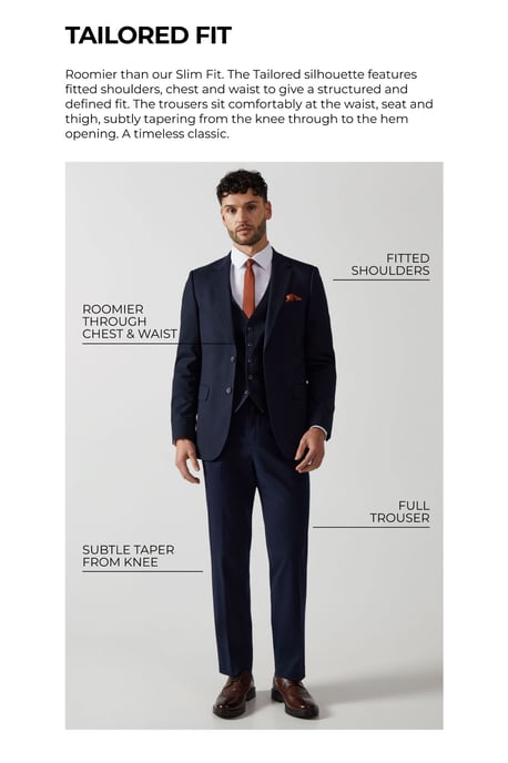 Tailored Fit Charcoal Essential Waistcoat - Image 6
