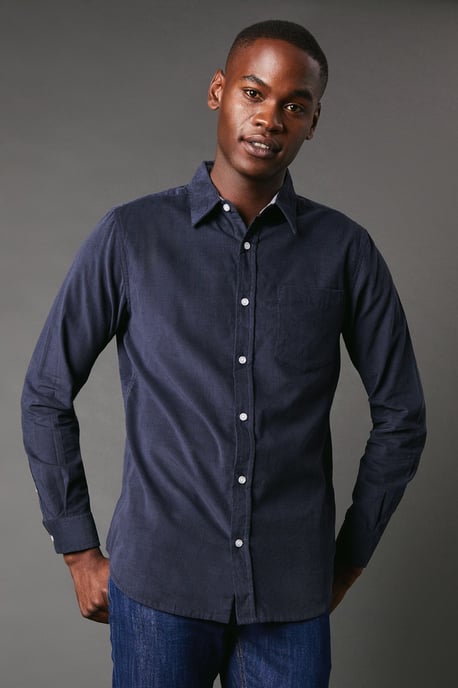 Corduroy Long Sleeve Shirt - Image 1
