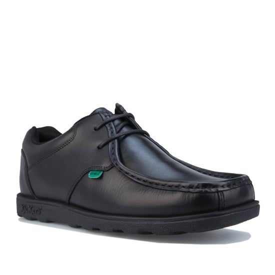 Nieuwe heren/heren zwarte kickers fragma veterende casual schoenen. - Image 2