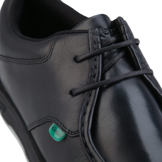 Nieuwe heren/heren zwarte kickers fragma veterende casual schoenen. - Image 6
