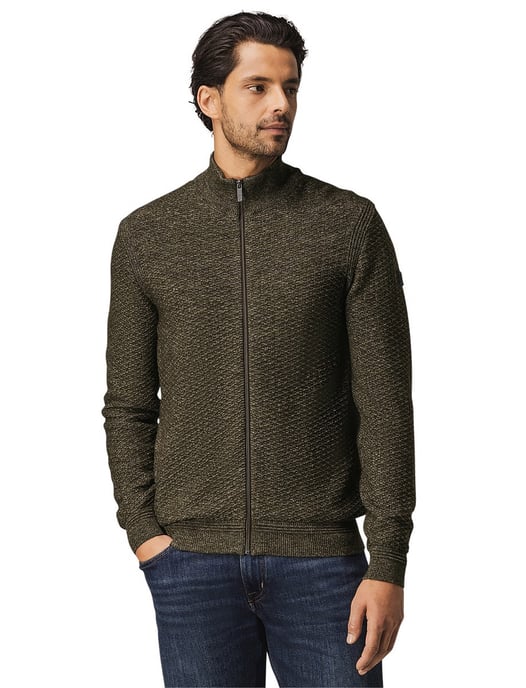 NZA vest groen gemêleerd zonder capuchon - Image 1