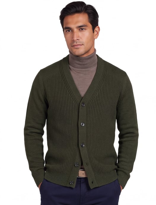 vest Barbour groen - Image 1